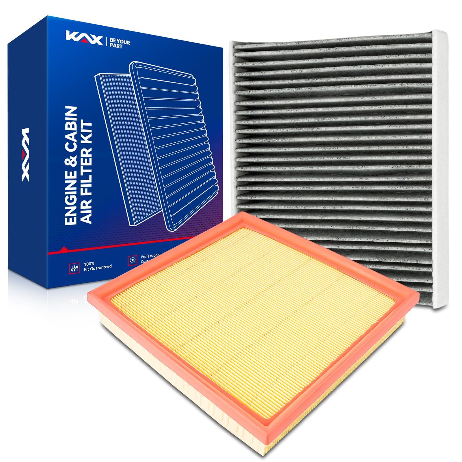 KAX front packaging showing the Subaru-compatible filter kit and easy purchase