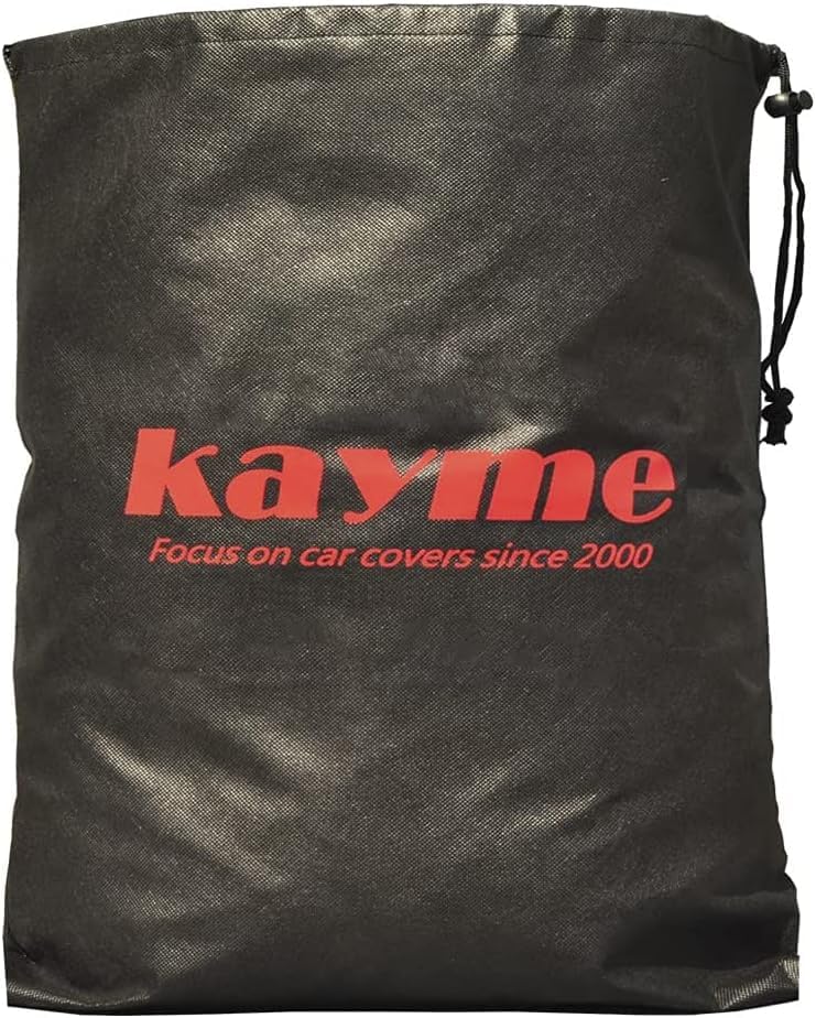 kayme covered SUV in snow showing weather protection and insulation