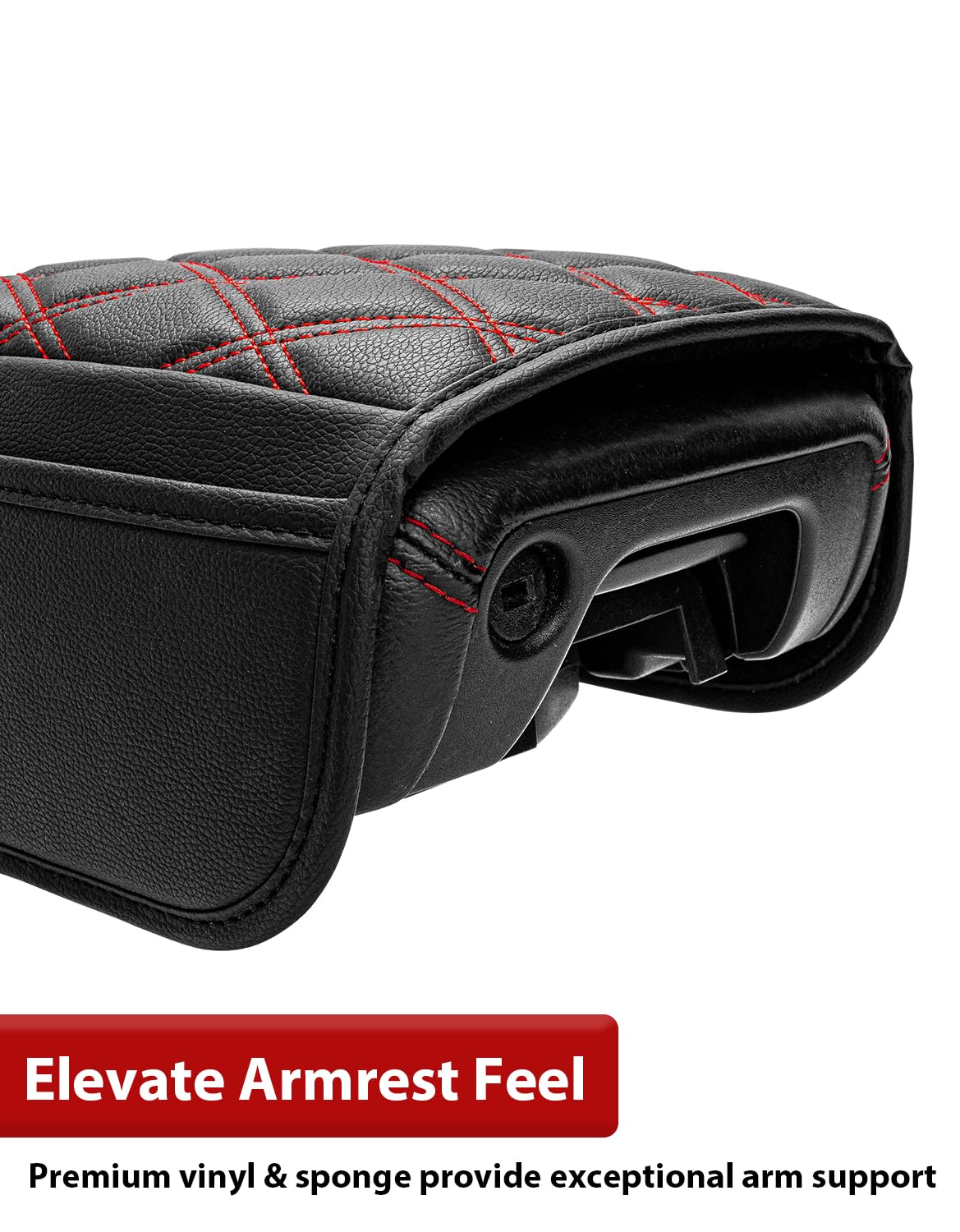 KBH armrest beside ruler showing scale for correct console sizing