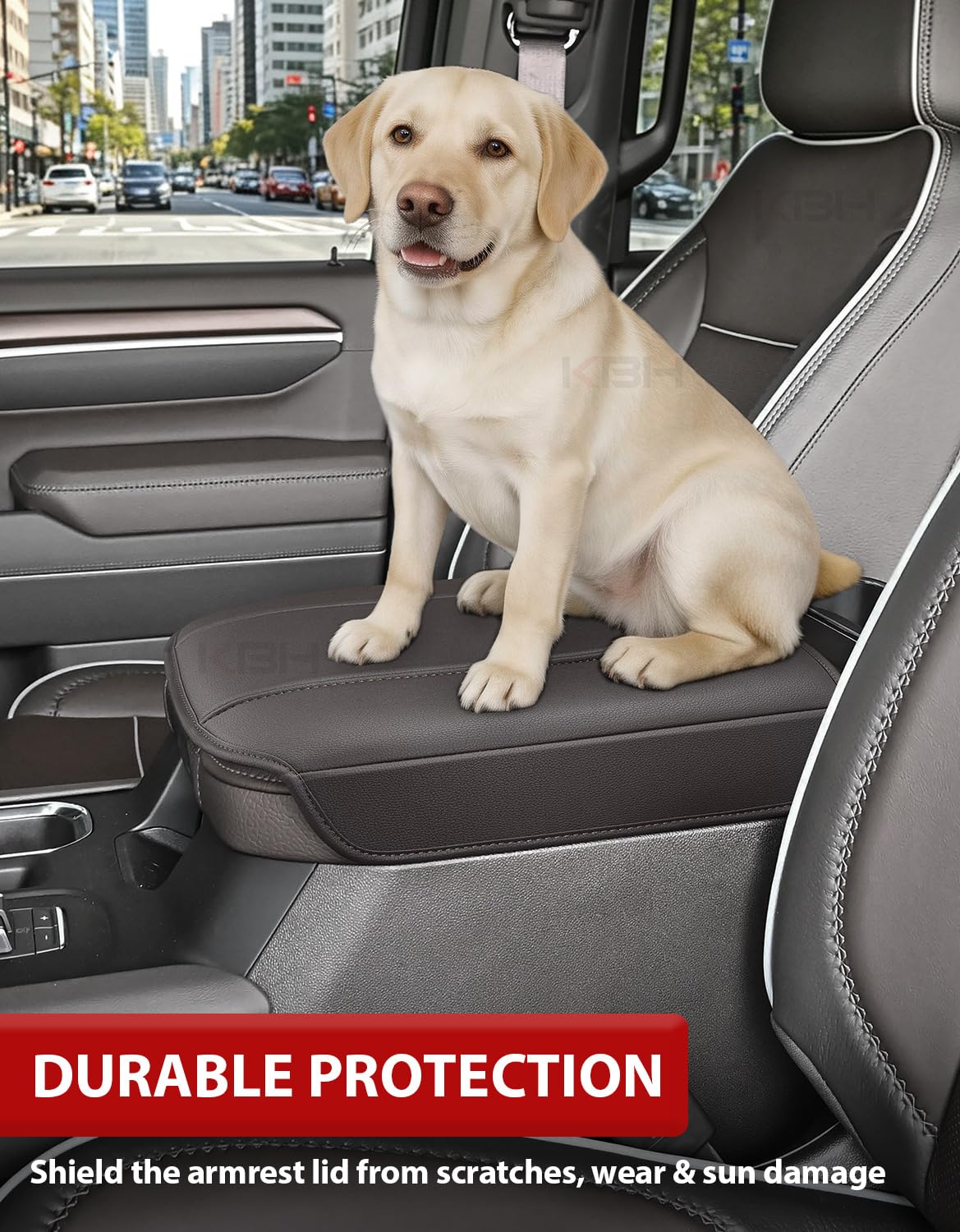 KBH rear elastic strap detail ensuring secure fit and stable cushion