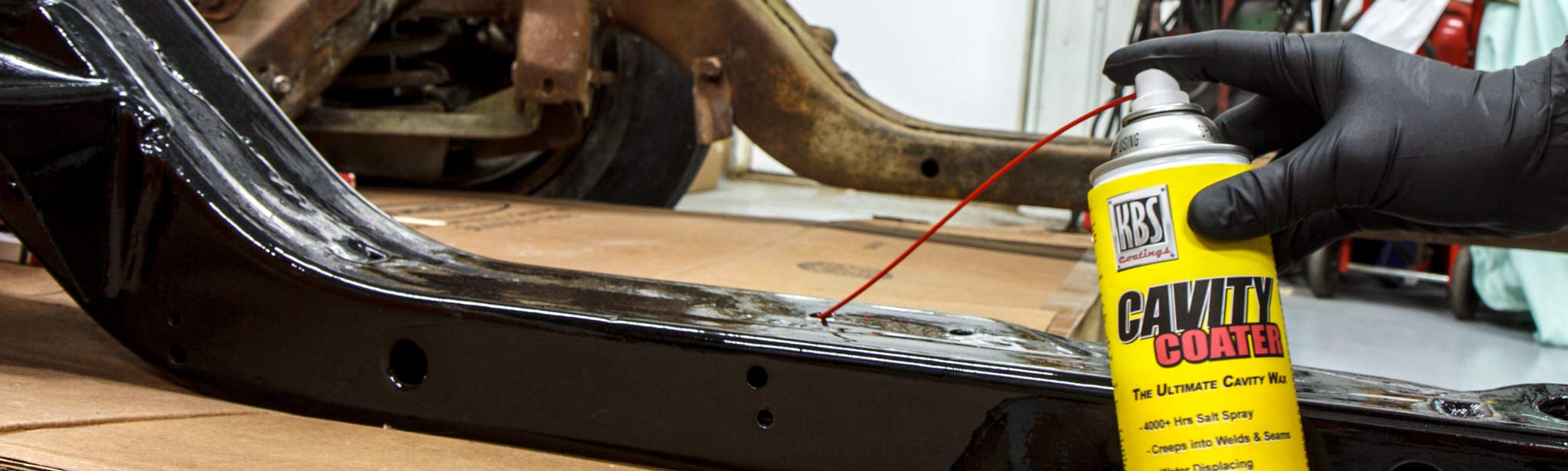 KBS Coatings wand attachment detail for precise cavity application benefit