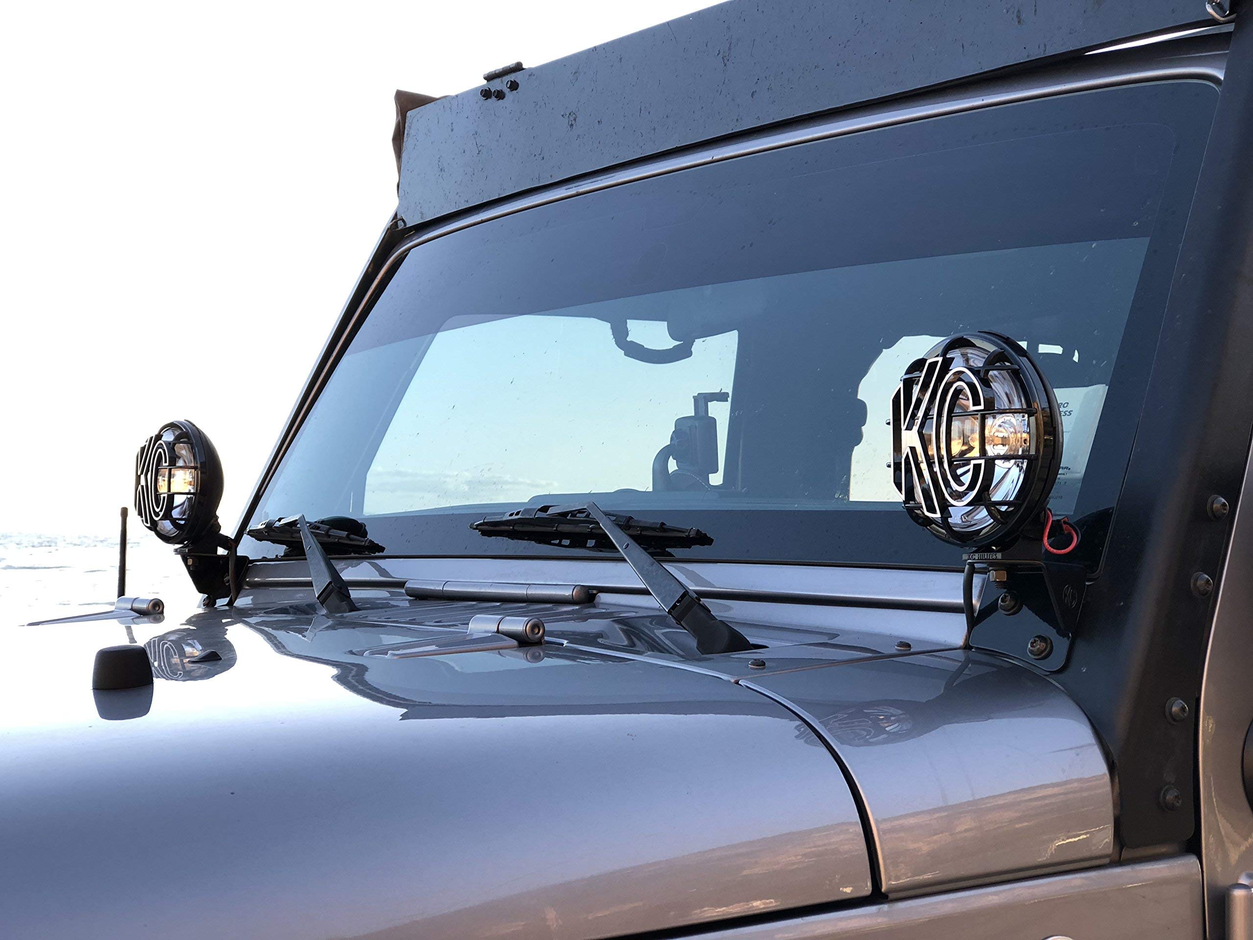 KC Apollo Pro mounted on bumper demonstrates compact fit and durable placement
