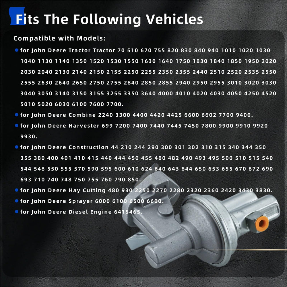 KD KISONIED fuel pump mounting face detail highlighting bolt pattern for accurate alignment