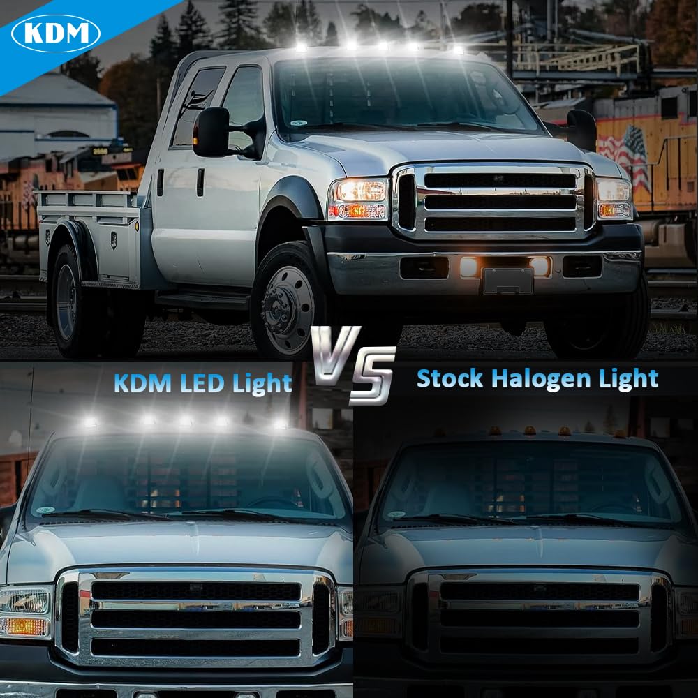 KDM night scene on truck roof showing improved visibility and style