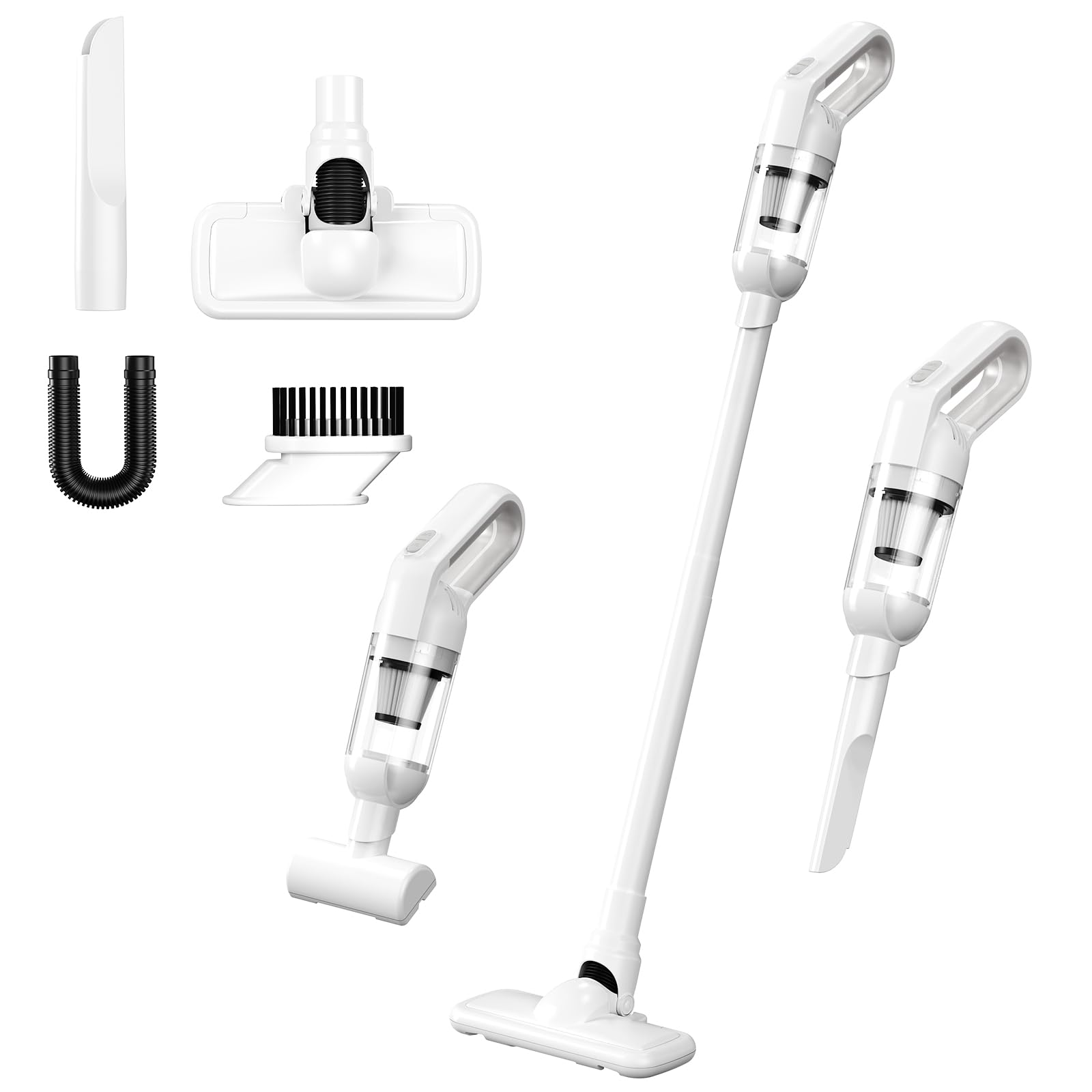 KEALAS front view showing compact design and nozzle, convenient storage benefit