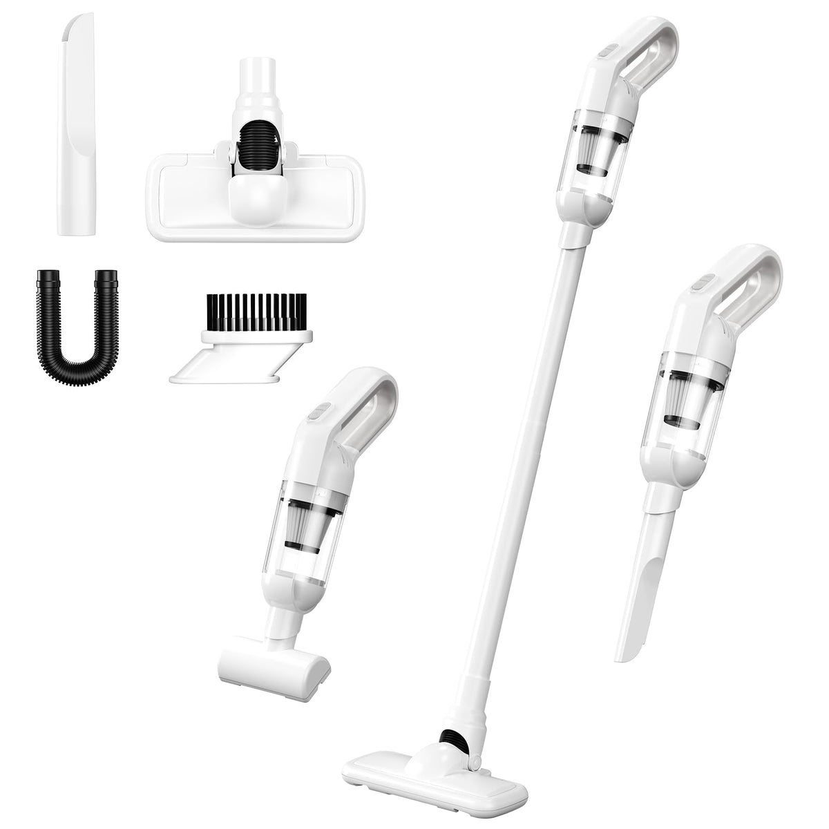 KEALAS front view showing compact design and nozzle, convenient storage benefit
