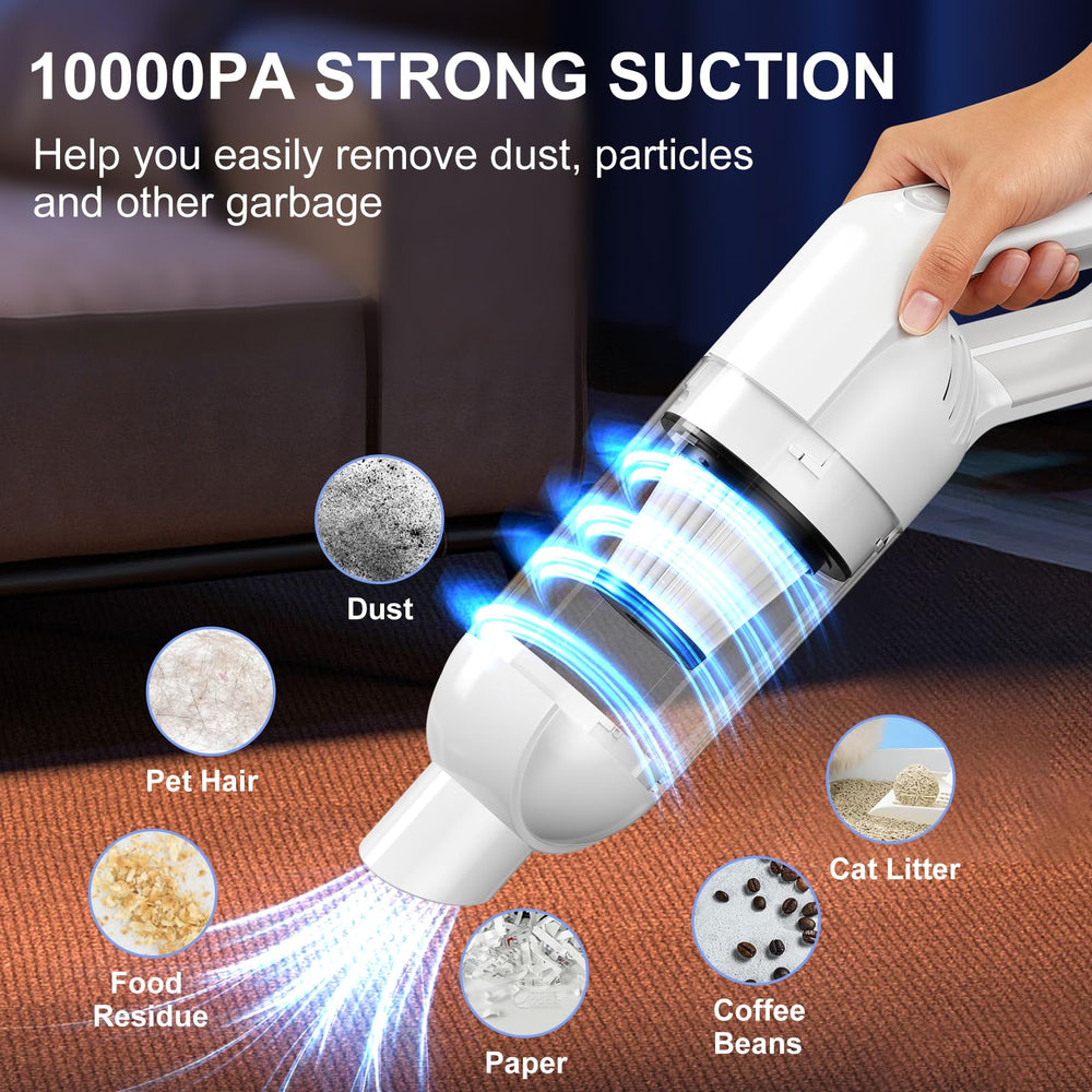 KEALAS cleaning car seat with crevice tool, cleans tight vehicle areas benefit