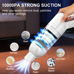 KEALAS cleaning car seat with crevice tool, cleans tight vehicle areas benefit