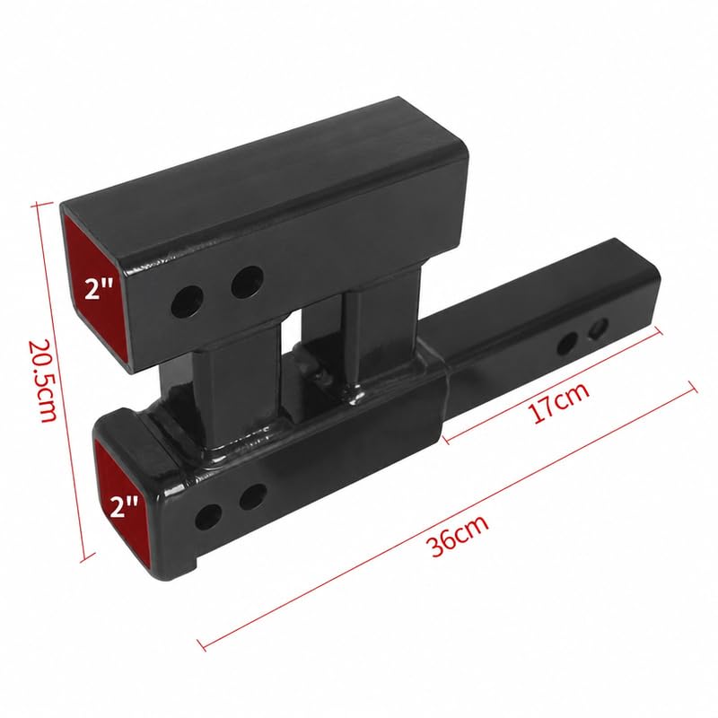 Keazet side profile showing 6-inch rise/drop and sturdy shaft
