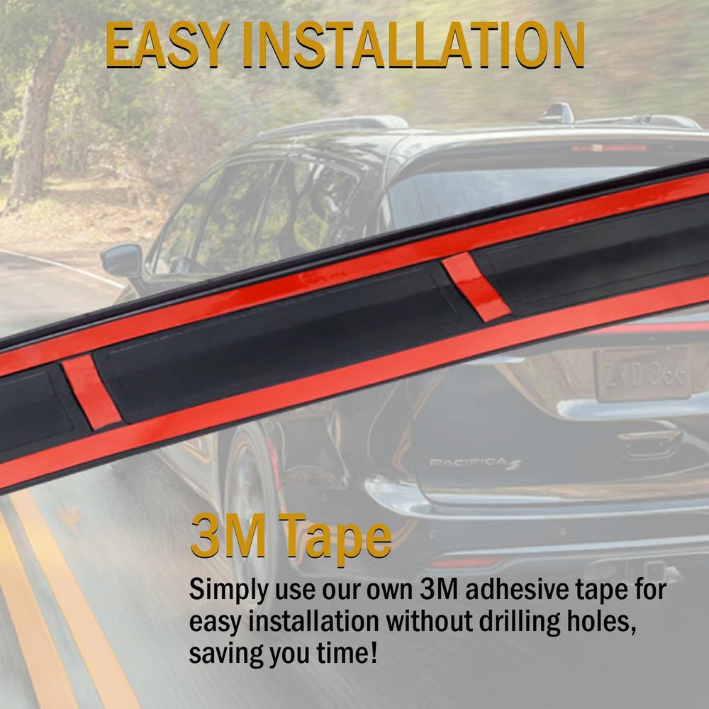 Kefly installed on Chrysler Pacifica rear illustrating seamless protection