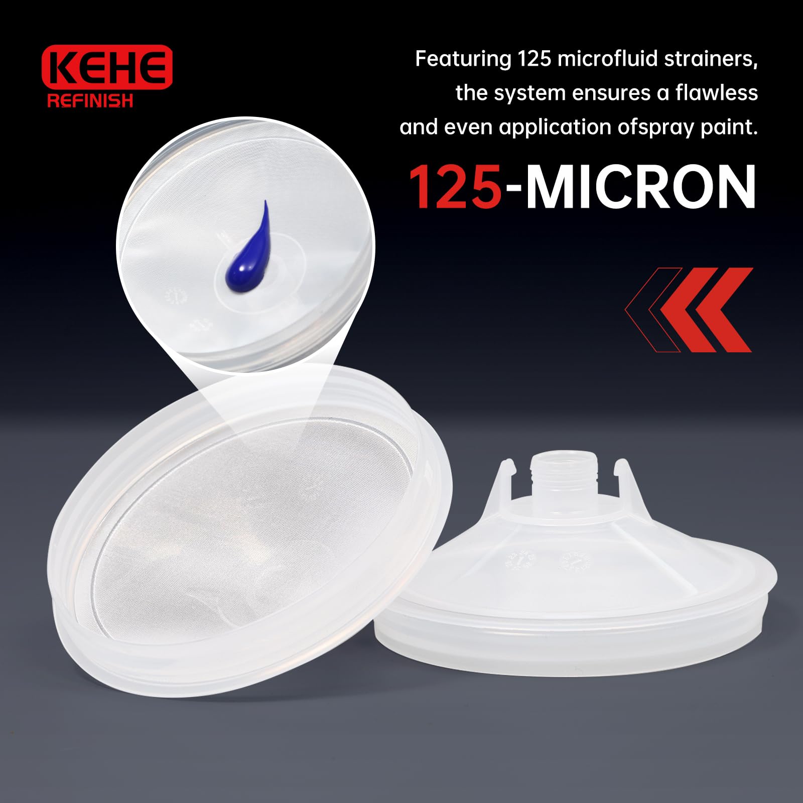 KEHE REFINISH adapters and sealing plugs laid out for universal spray gun compatibility