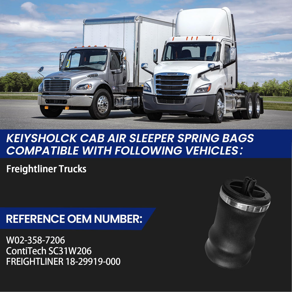 KEIYSHOLCK airbag on truck in road setting showing ride stability benefit