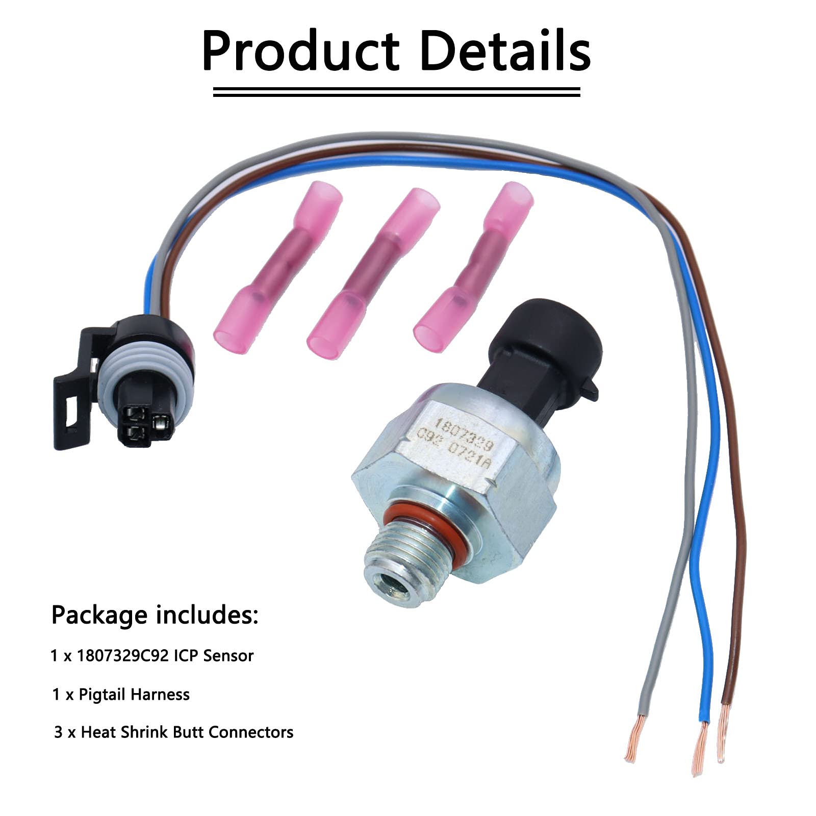 KEJSTED ICP kit complete contents showing sensor and pigtail for straightforward swap