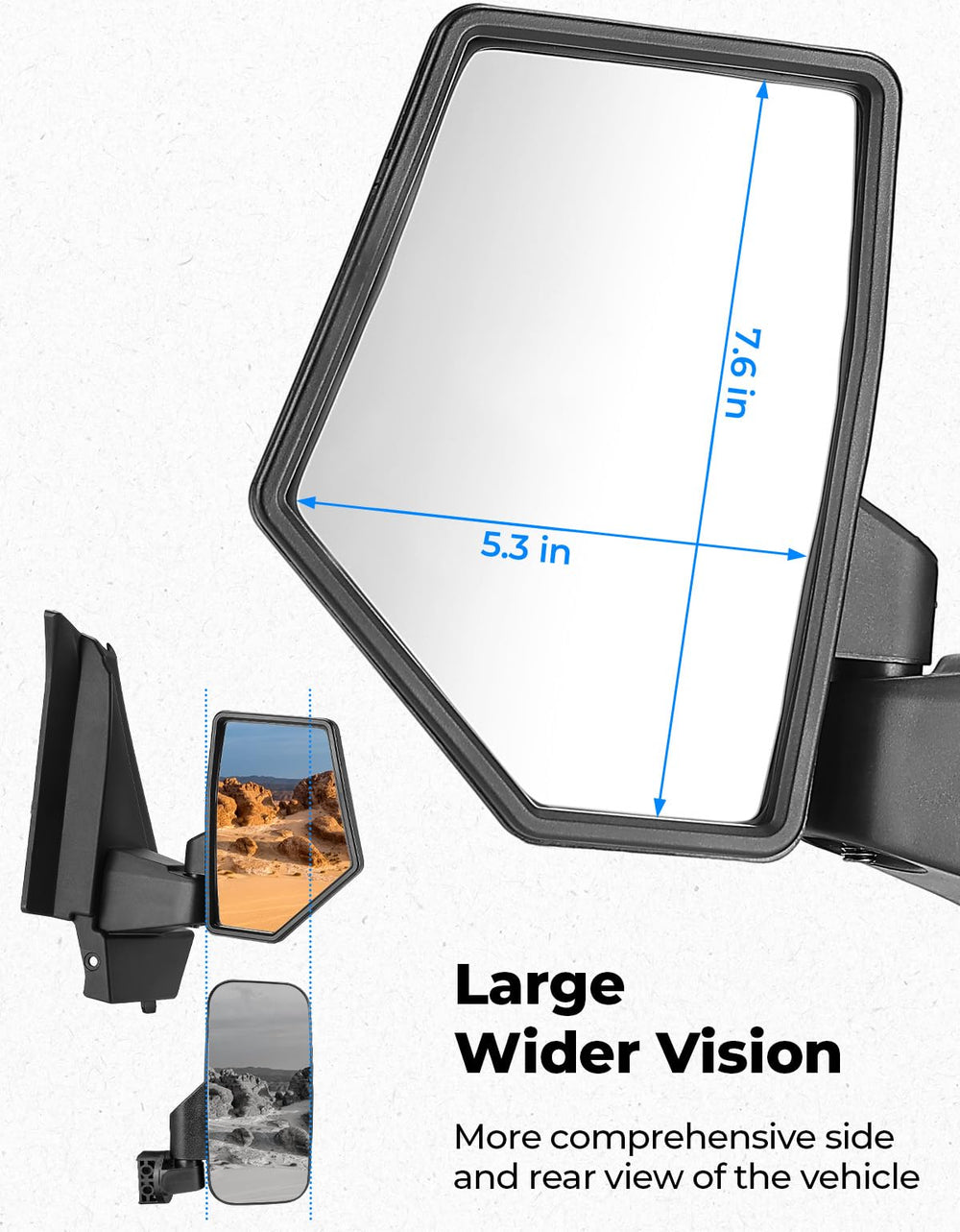 KEMIMOTO A-pillar mount detail for tool-free, clip-based installation