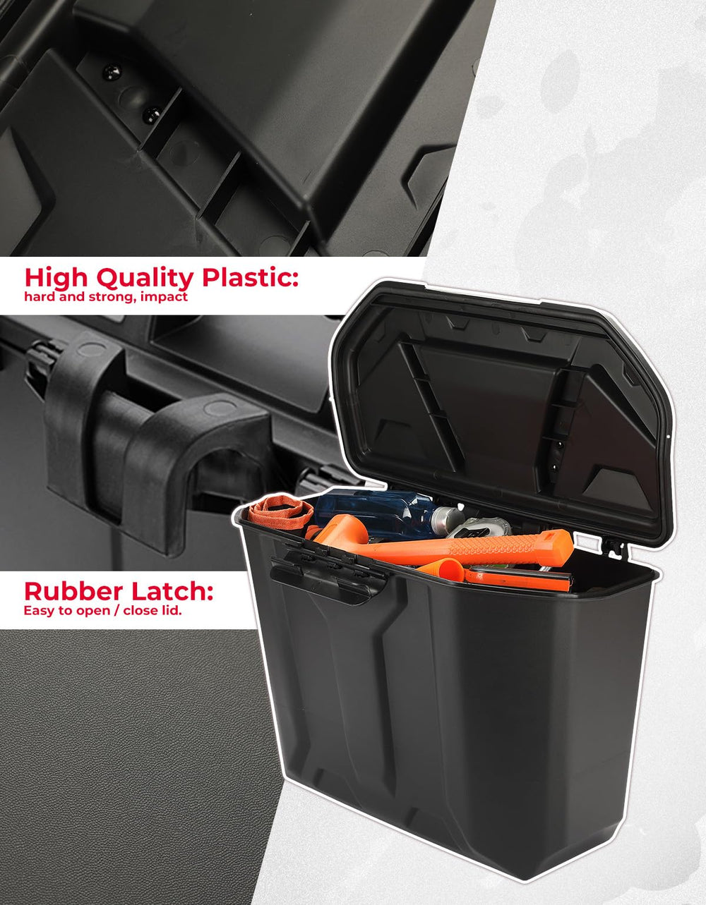 KEMIMOTO demonstration of accessing bin by lifting seat for user-friendly access