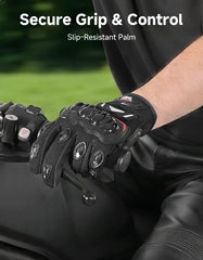 KEMIMOTO reinforced backhand shell detail protecting knuckles and impact areas