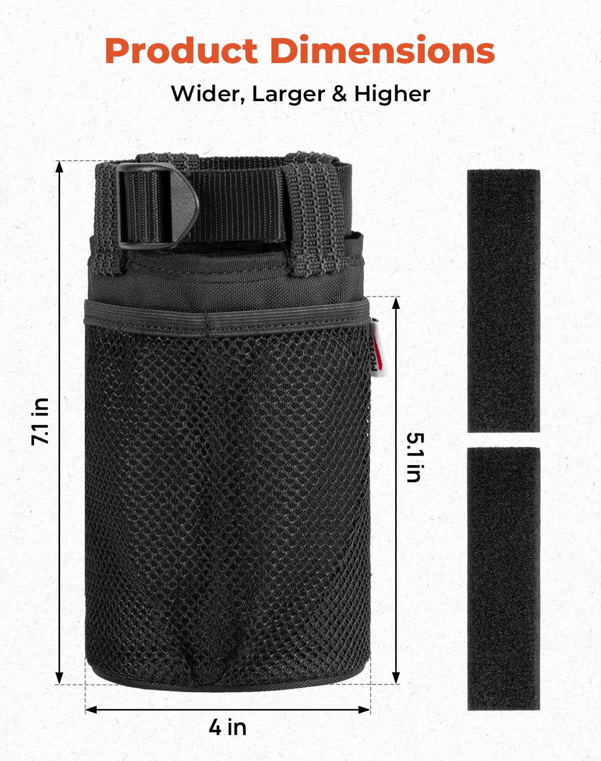 KEMIMOTO close-up of 600D oxford fabric demonstrating rugged durability