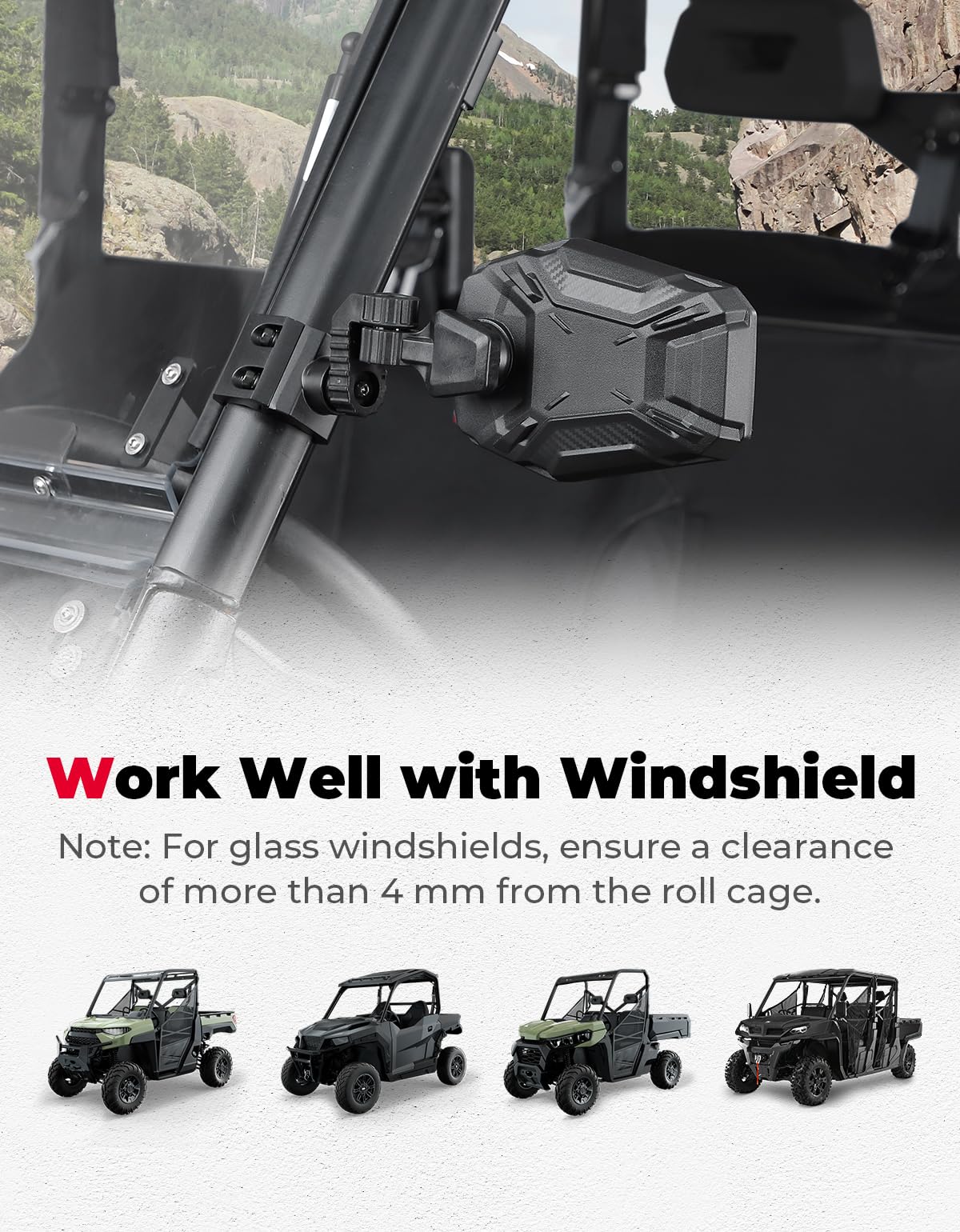 KEMIMOTO close-up of ABS housing showing durable impact resistance