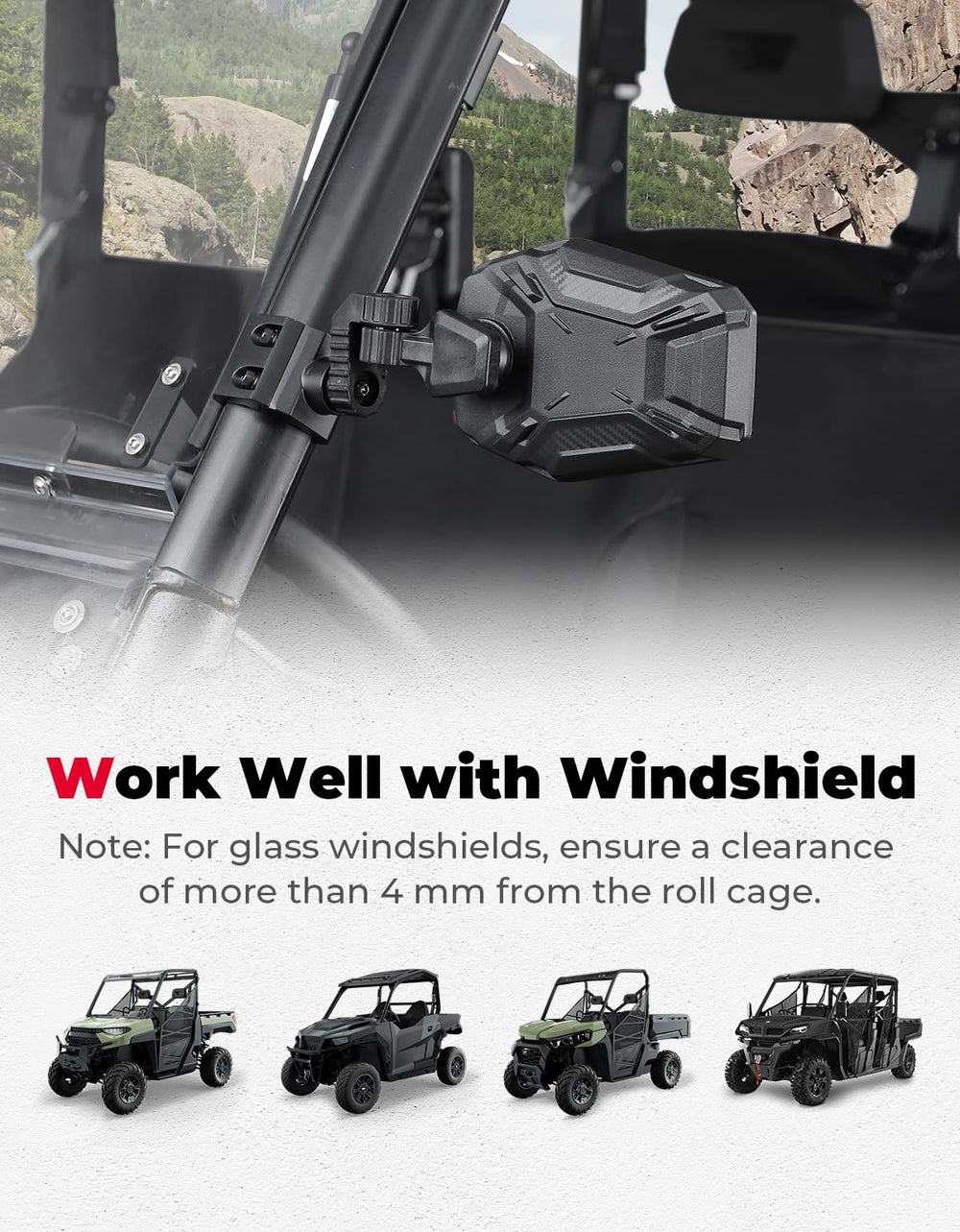 KEMIMOTO close-up of ABS housing showing durable impact resistance