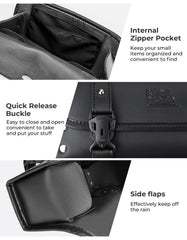 KEMIMOTO PU leather close-up highlighting durable weather resistance