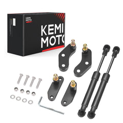 KEMIMOTO close-up of billet aluminum bracket, highlighting durable anodized finish and strength
