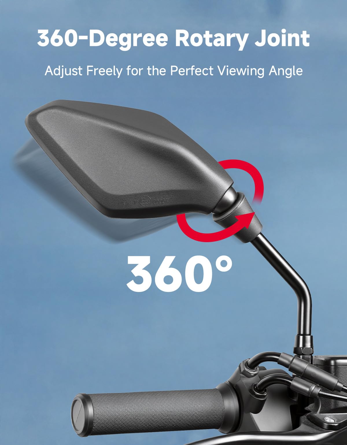 KEMIMOTO close-up of high-definition glass surface for clearer rear vision