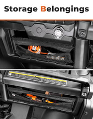 KEMIMOTO installed in Can-Am Defender offering organized dashboard benefit
