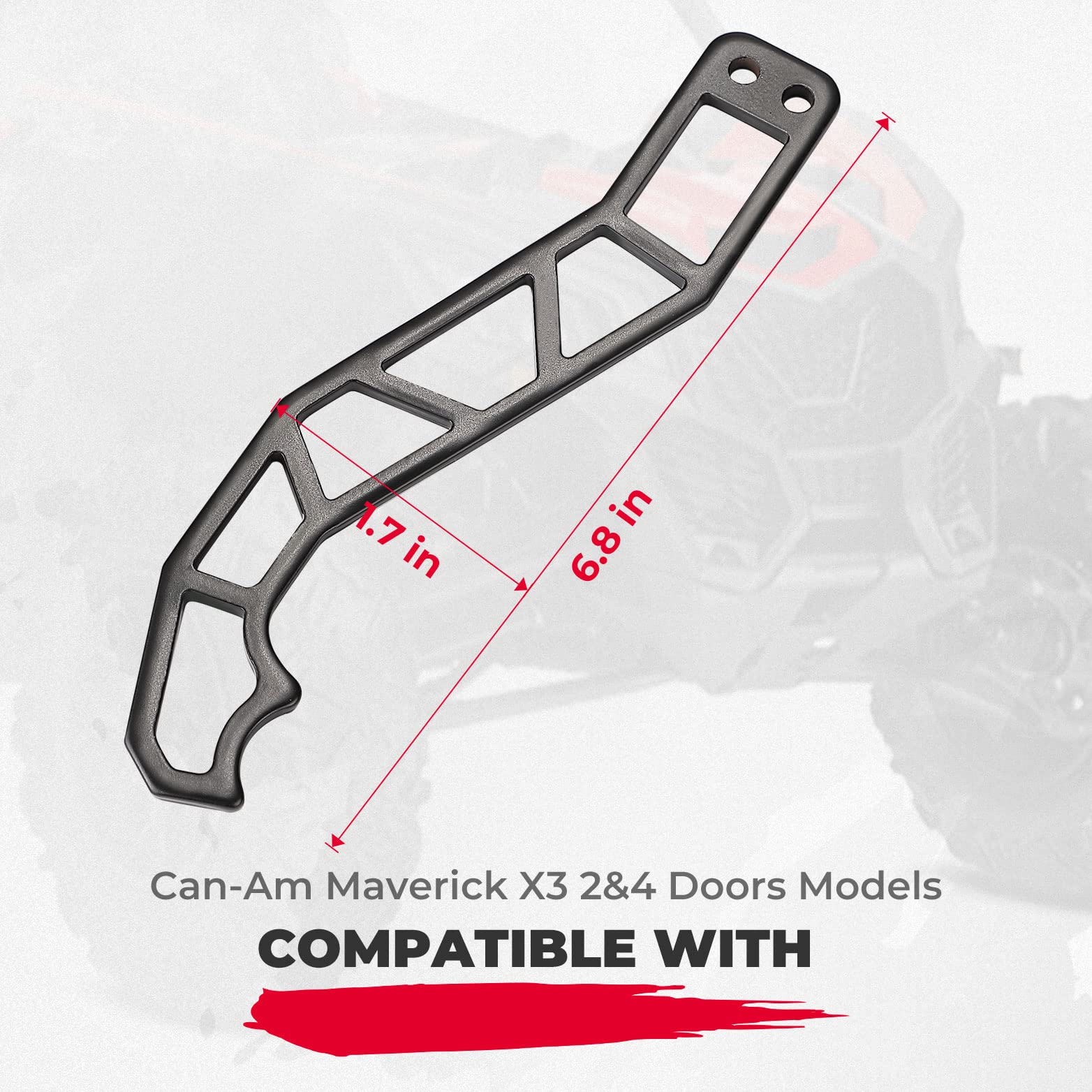 KEMIMOTO mounting point close-up showing solid attachment and corrosion-resistant hardware