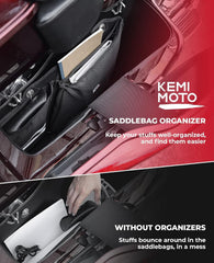 KEMIMOTO close detail of quick-release attachment showing secure fit and easy installation