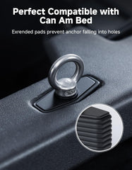 KEMIMOTO close-up of integrated eyelet showing attachment versatility benefit