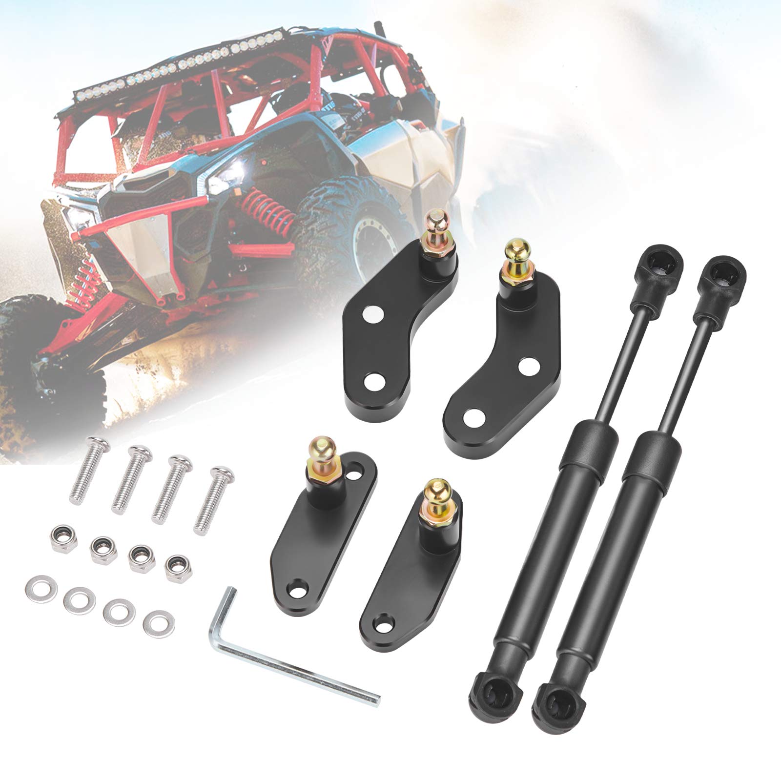 KEMIMOTO front packaging showing X3 door openers and included hardware, easy identification benefit