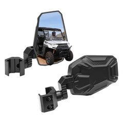 KEMIMOTO front-mounted mirrors showing improved rear visibility