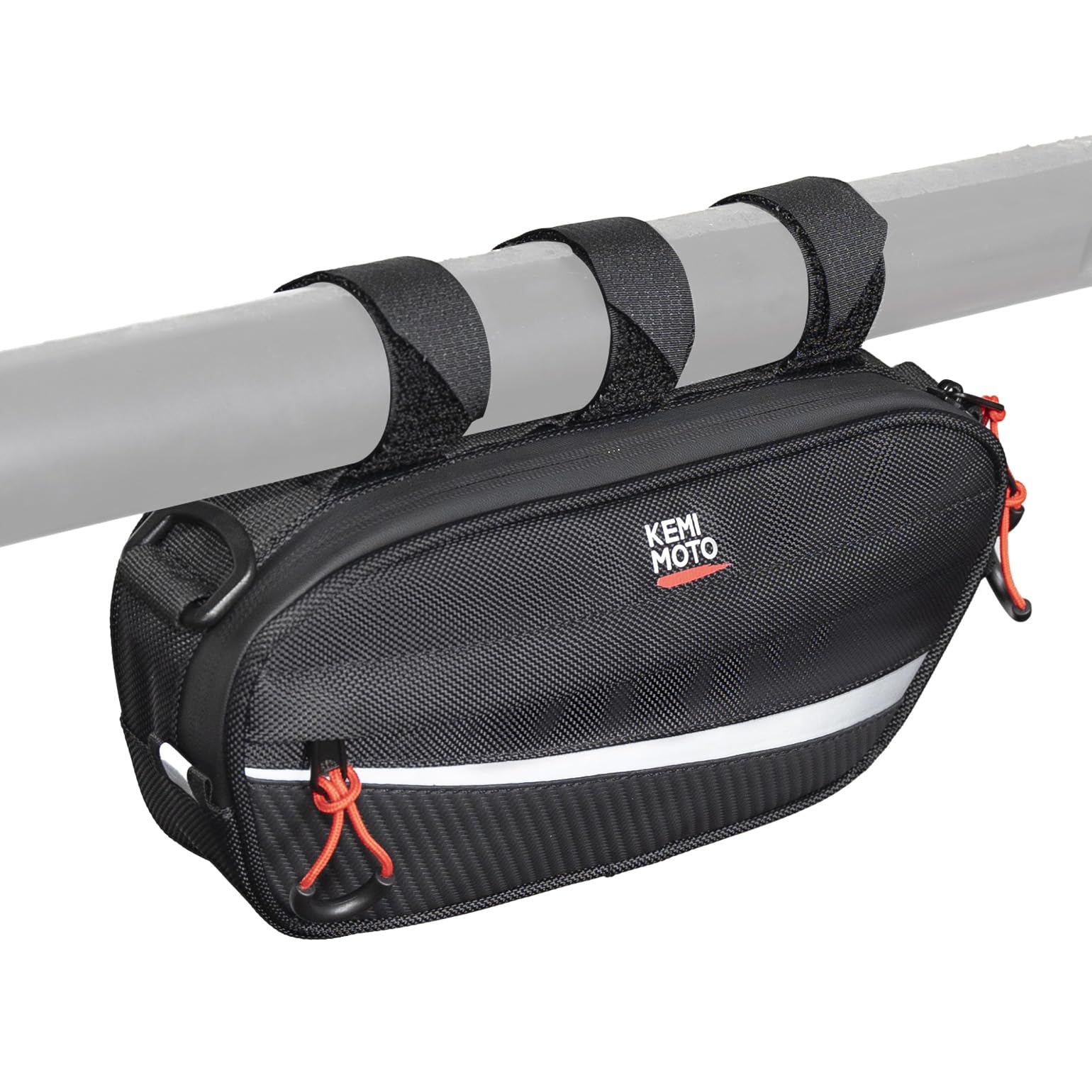 KEMIMOTO front view of roll cage bag showing compact storage benefit