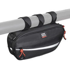 KEMIMOTO front view of roll cage bag showing compact storage benefit