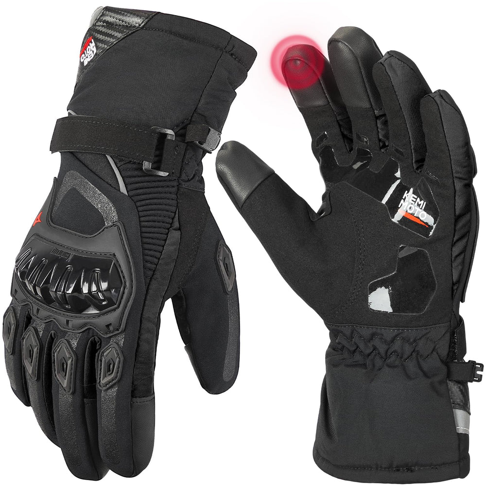 KEMIMOTO gloves front packaging showing design and size benefit protection
