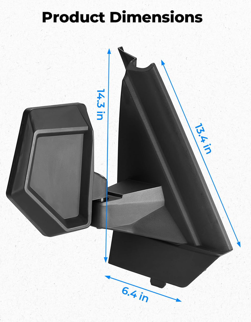 KEMIMOTO guard plate detail protecting mount from trail impacts