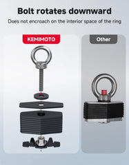 KEMIMOTO anchor in use with strapped cooler showing stable cargo fastening benefit