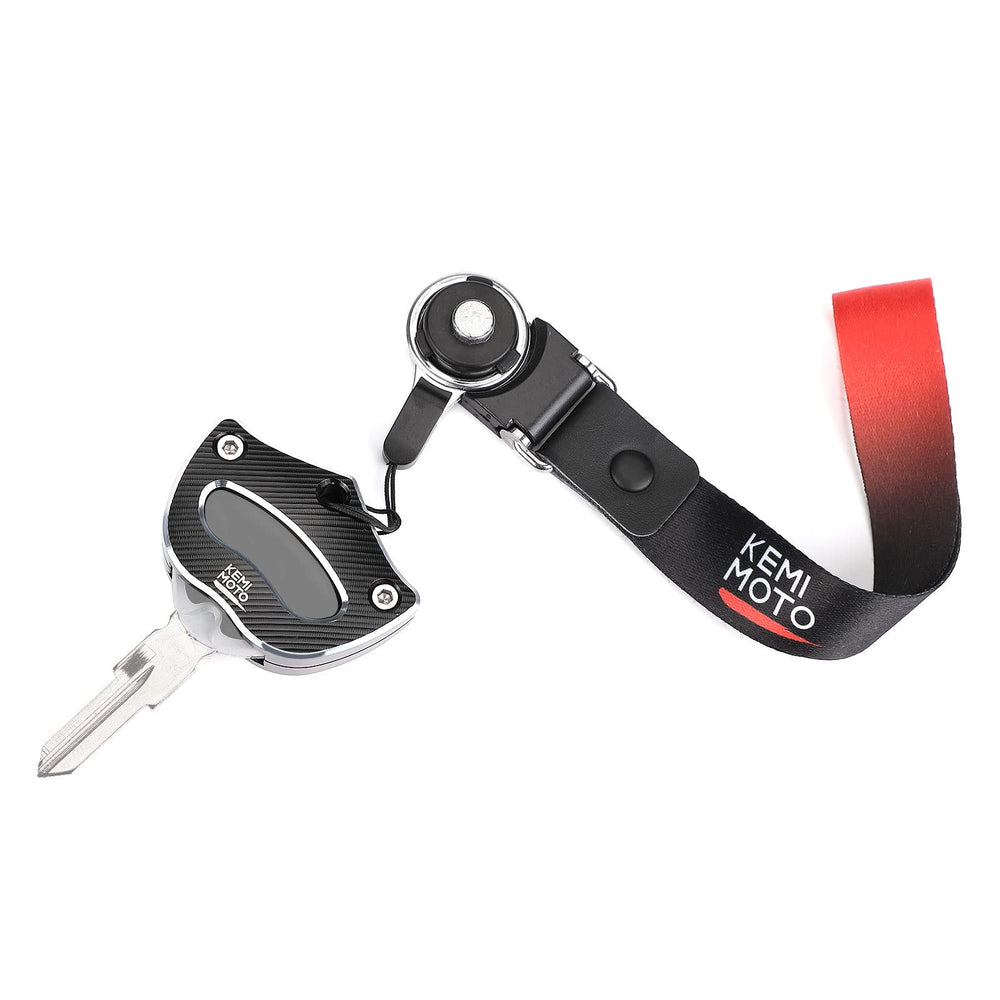 KEMIMOTO front view of aluminum key holder showing sleek design and secure fit