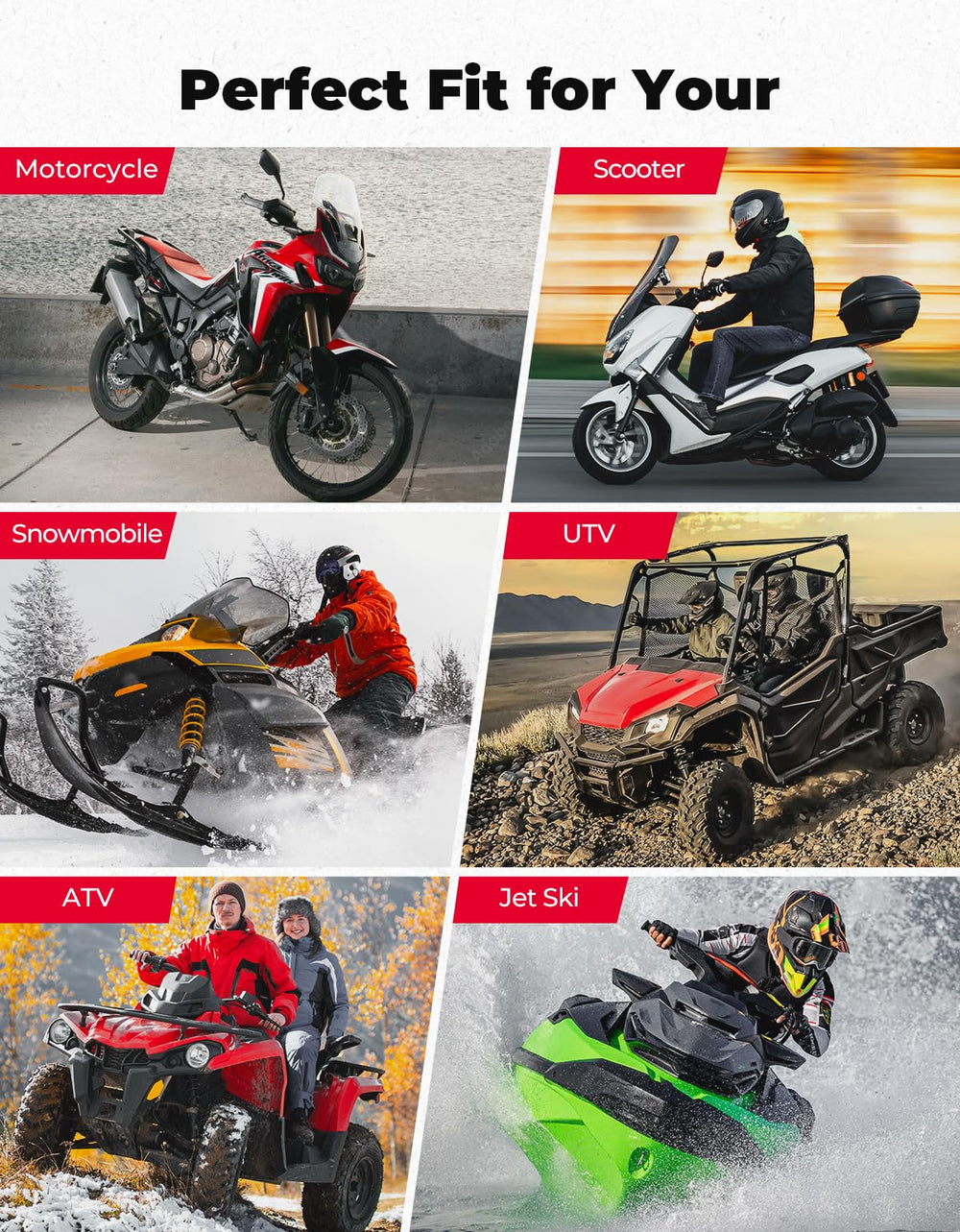 KEMIMOTO in riding scene highlighting real-world use and dependable starts