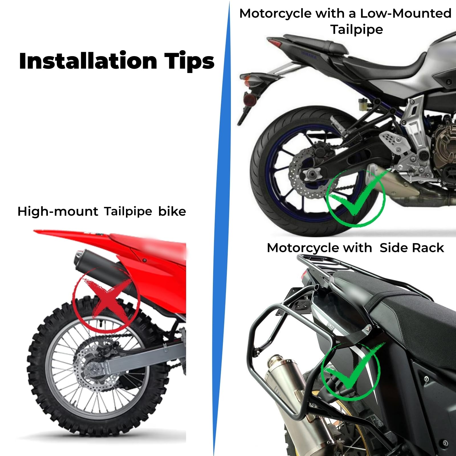 KEMIMOTO saddlebags mounted on an adventure bike for real-world fit