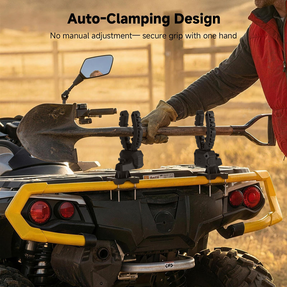 KEMIMOTO mounted on UTV rail for quick-access storage benefit