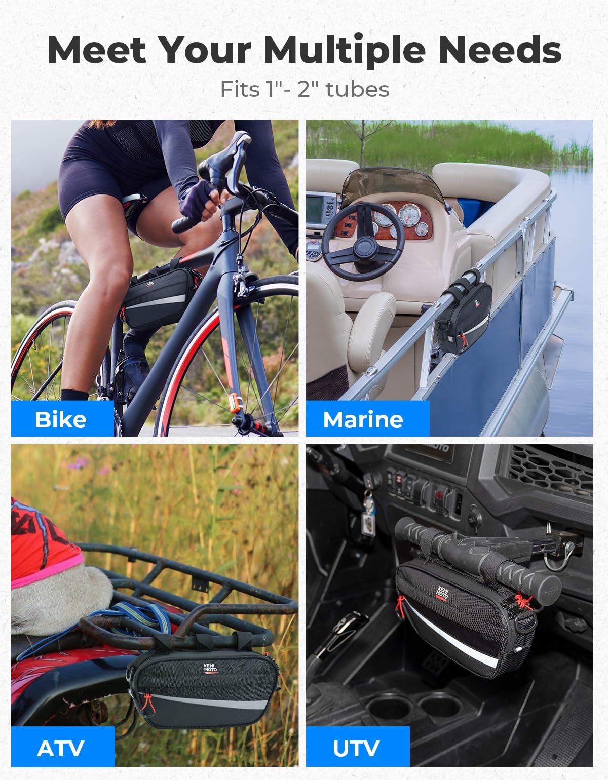 KEMIMOTO padded inner compartment protecting electronics and small items