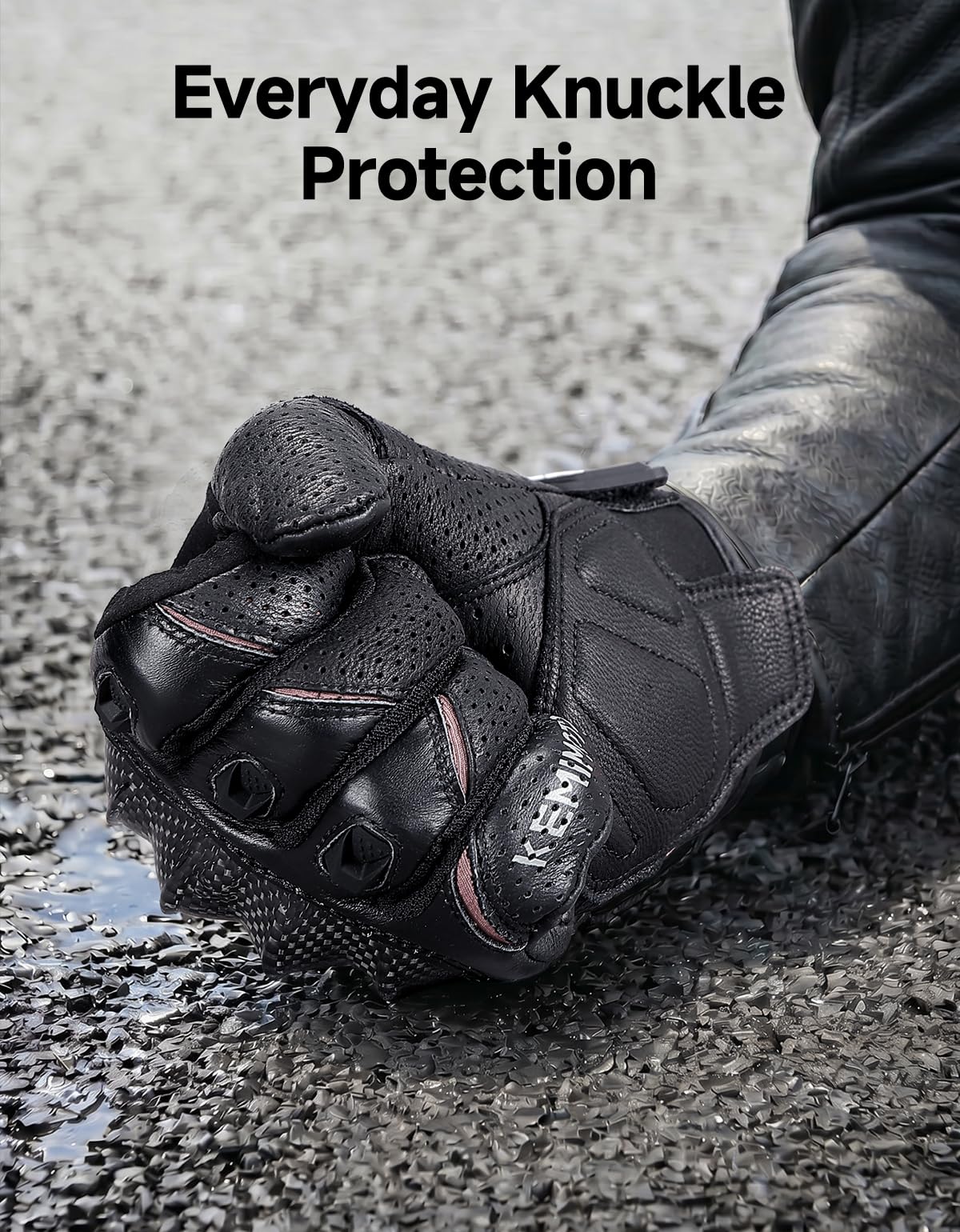 KEMIMOTO palm with EVA padding detail for shock absorption benefit