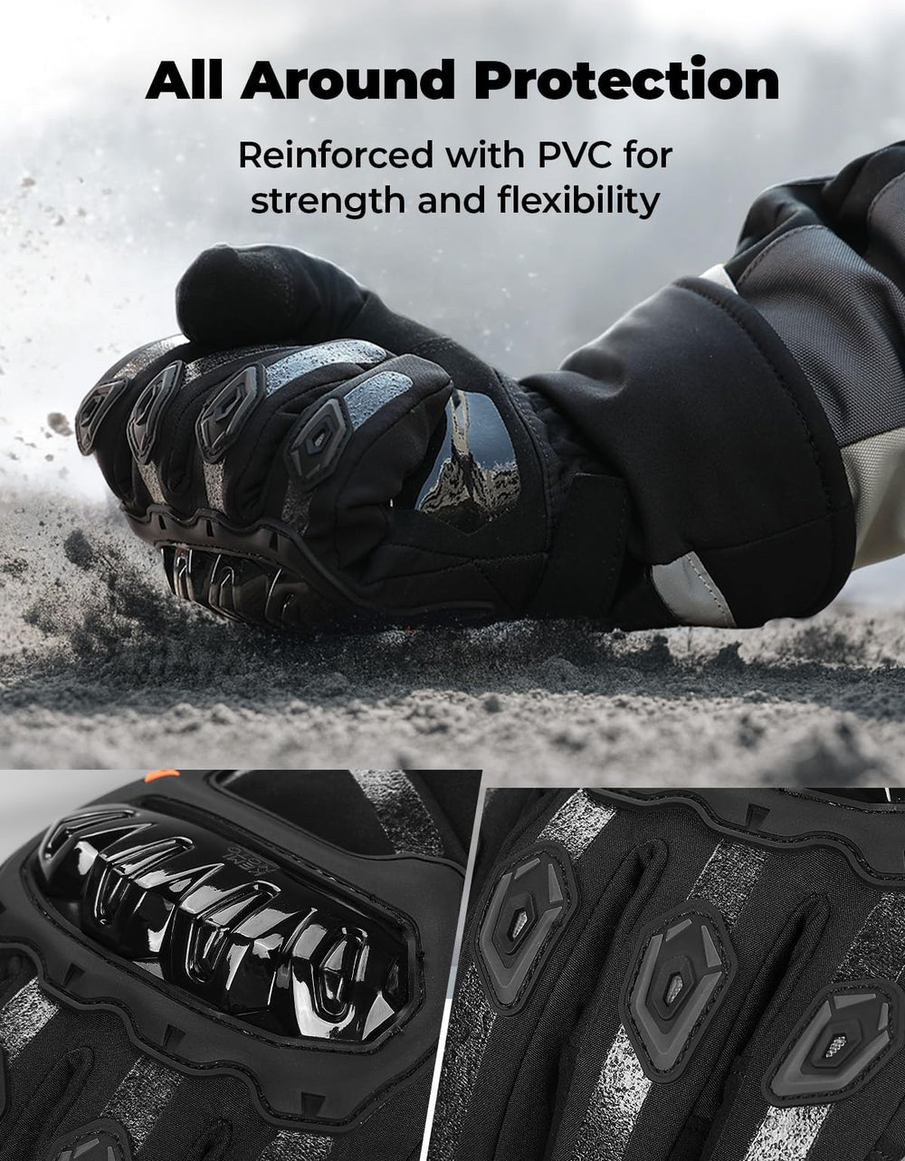 KEMIMOTO palm microfiber texture offering superior grip control