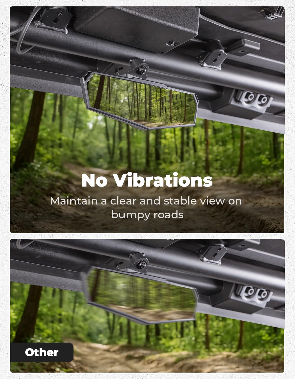 KEMIMOTO bracket detail showing robust mount and anti-vibration hardware for stability
