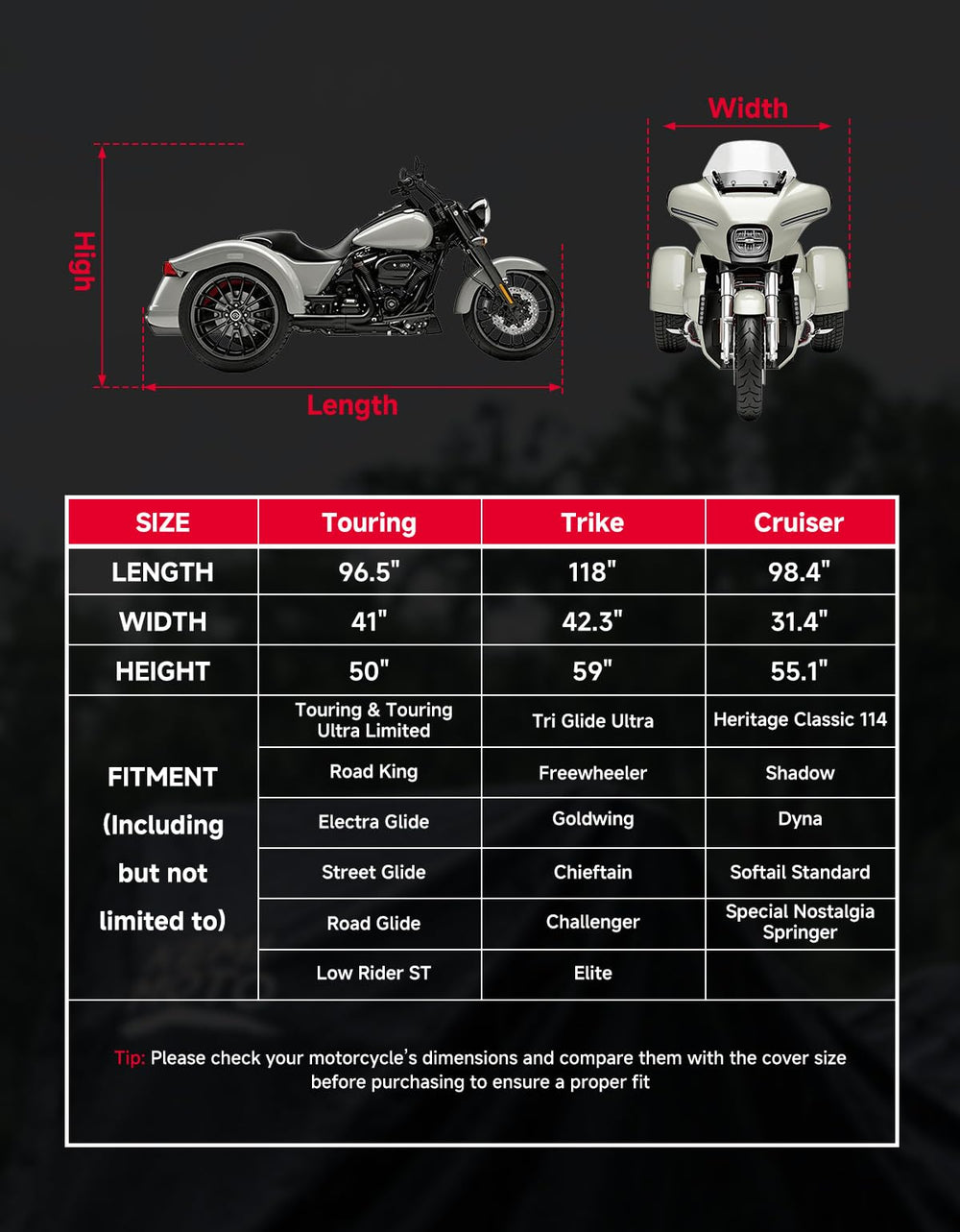 KEMIMOTO reflective panel and reinforced stitching increasing visibility