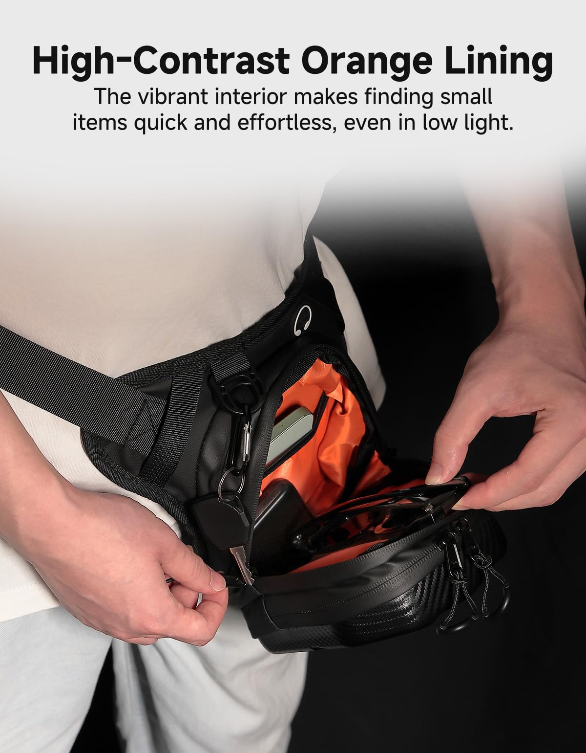 KEMIMOTO reflective strip and fluorescent lining enhancing rider visibility