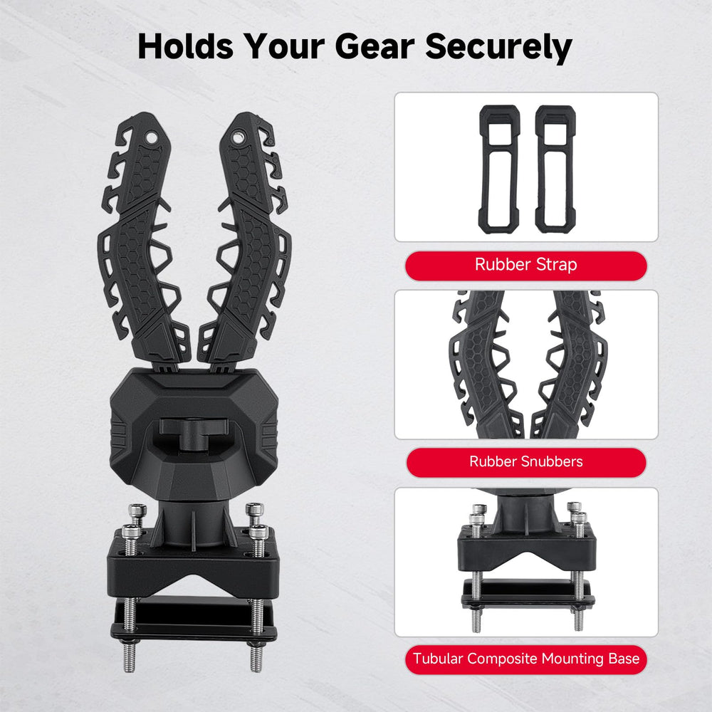 KEMIMOTO rubber strap detail protecting gear and reducing vibration