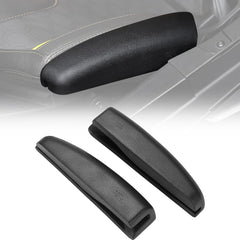 KEMIMOTO front view of both seat side pads showing fit and protection
