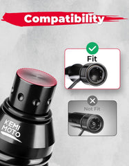 KEMIMOTO spring flex action absorbing bend to protect whip light